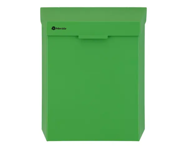 Kosz do damskich toalet MERIDA STELLA GREEN LINE 4,5 l, zielony Kosz sanitarny 4,5 l zielona powłoka strukturalna spawane łączenia boków