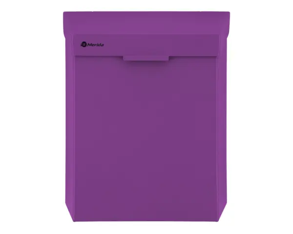 Kosz do damskich toalet MERIDA STELLA VIOLET LINE 4,5 l, fioletowy Stalowy kosz do damskich toalet z fioletową powłoką strukturalną 4,5 l