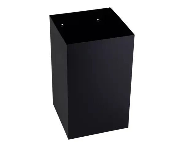 Kosz podblatowy na kółkach MERIDA STELLA BLACK LINE, pojemność 60 l, czarny Czarny kosz podblatowy 60 l ze spawanymi i szlifowanymi bokami