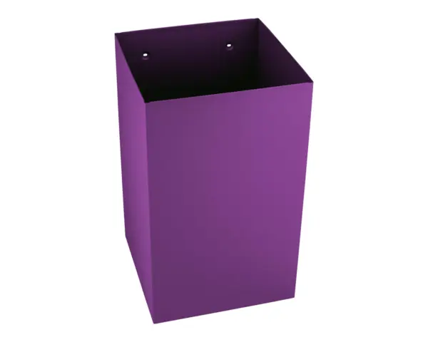 Kosz podblatowy na kółkach MERIDA STELLA VIOLET LINE, pojemność 60 l, fioletowy Kosz MERIDA STELLA VIOLET LINE 60 l otwarty widok od góry