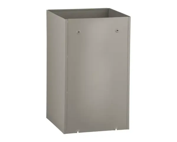 Kosz podblatowy na kółkach MERIDA STELLA STONE GREY LINE, pojemność 60 l, szary kamienny Kosz na śmieci podblatowy stal nierdzewna strukturalna powłoka szara 60 l