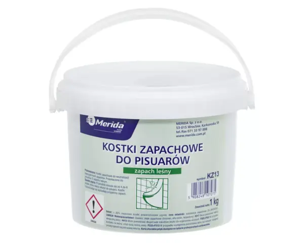 Kostki zapachowe do pisuarów, opakowanie 1kg (średnio 35 szt.), kolor ZIELONY Zielone kostki zapachowe do pisuarów 1 kg około 35 sztuk