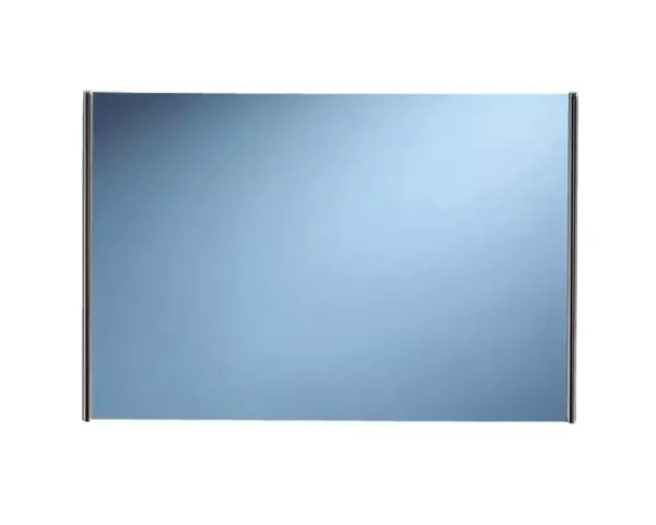 Lustro na metalowym stelażu 40x60 cm Lustro 40x60 cm na chromowanym metalowym stelażu pionowo lub poziomo