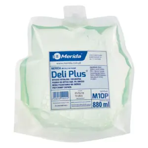 Jednorazowy wkład mydła w pianie Merida Deli Plus 880 ml zapach bananowy