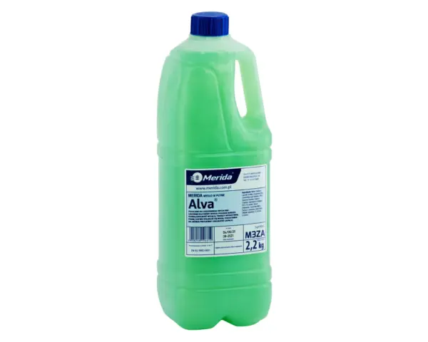 Zielone mydło w płynie Merida Alva 2,2 kg o zapachu cytrusowym