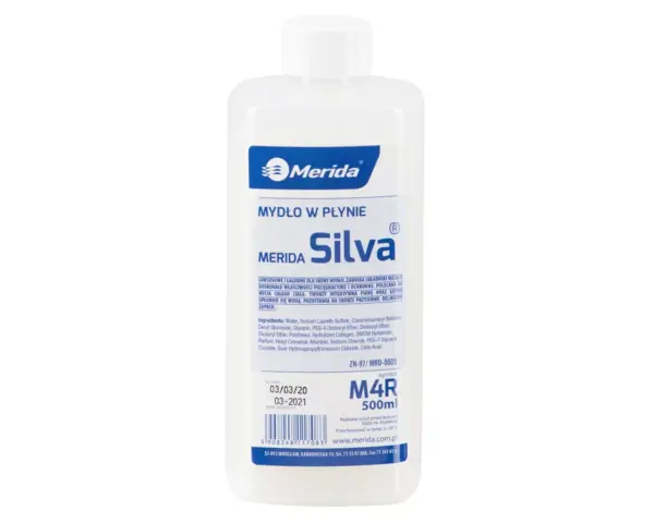 Białe mydło w płynie Merida Silva 500 ml z gliceryną