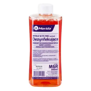 Mydło w płynie dezynfekujące o zapachu grejpfrutowym, butelka 500 ml
