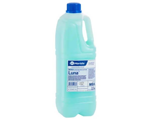 Mydło w płynie Merida Luna seledynowe butelka 2,2 kg zapach Naomi