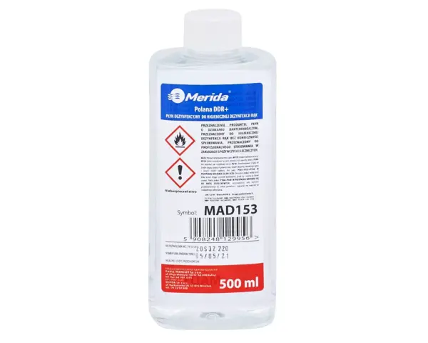 Płyn dezynfekcyjny MERIDA POLANA DDR+ do rąk butelka 500 ml