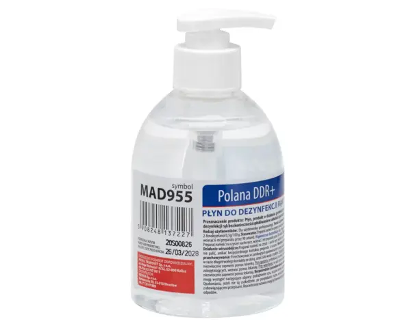 Płyn dezynfekcyjny MERIDA POLANA DDR+ do chirurgicznej i higienicznej dezynfekcji rąk, butelka 300 ml z pompką