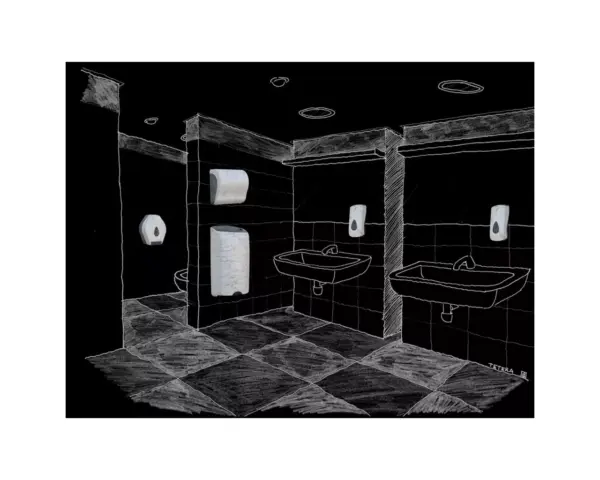 Kosz otwarty wiszący 40 l MERIDA UNIQUE MARBLE LINE Kosz wiszący Marble Line 40 l z szarym kołnierzem do ściany