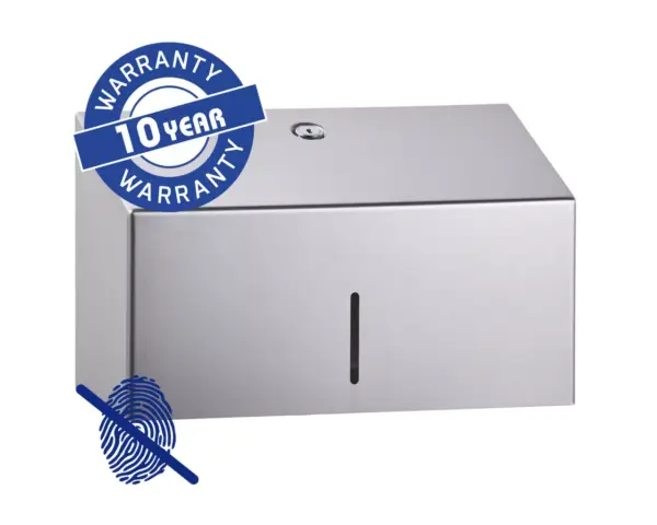 Pojemnik na ręczniki składane MERIDA STELLA Anti-FingerPrint MINI stal matowa z powłoką AFP Pojemnik na ręczniki MERIDA STELLA MINI z certyfikatem gwarancji 10 lat