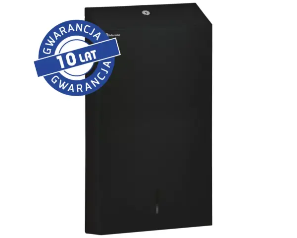 Pojemnik na ręczniki składane, MERIDA STELLA SLIM BLACK LINE MEGA, czarny Pojemnik na ręczniki ZZ Merida Stella Slim MEGA ASC001, czarny