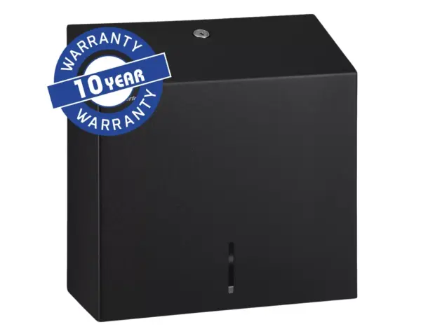 Pojemnik na ręczniki składane MERIDA STELLA BLACK LINE MAXI, czarny Pojemnik na ręczniki Merida Stella Black Line Maxi z zamkiem bębenkowym