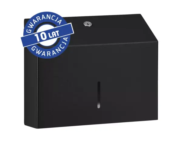 Pojemnik na ręczniki składane, MERIDA STELLA SLIM BLACK LINE MINI, czarny Pojemnik na ręczniki ZZ Merida Stella Slim ASC209, czarny