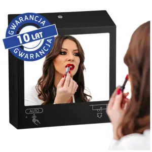 Czarny zestaw 3 w 1 MERIDA STELLA SLIM BLACK LINE COMBO z lustrem SuperMirror
