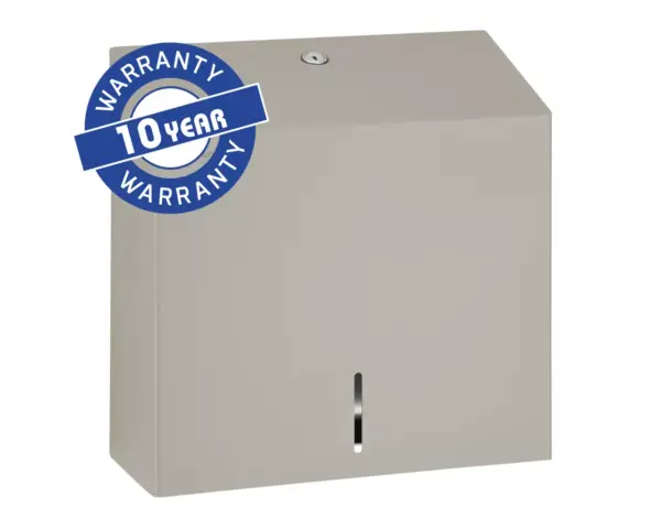 Pojemnik na ręczniki składane MERIDA STELLA STONE GREY LINE MAXI, szary kamienny Angielski certyfikat gwarancji pojemnika MERIDA STELLA STONE GREY MAXI