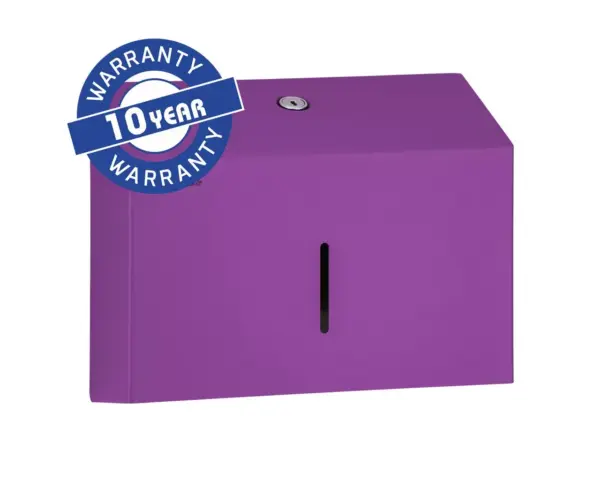 Pojemnik na ręczniki składane MERIDA STELLA SLIM VIOLET LINE MINI, fioletowy Fioletowy pojemnik MERIDA STELLA SLIM na 250 ręczników składanych