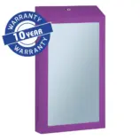 Pojemnik na ręczniki Merida Stella Slim Violet z lustrem – wersja angielska