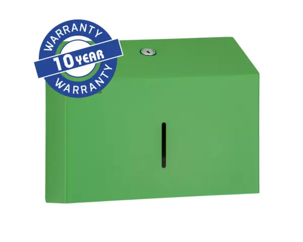 Pojemnik na ręczniki składane MERIDA STELLA SLIM GREEN LINE MINI, zielony Pojemnik na ręczniki MERIDA STELLA SLIM GREEN LINE MINI z zamkiem bębenkowym