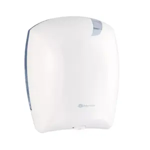 Dozownik center pull Merida BJB702 – papier toaletowy i ręczniki, biały ABS