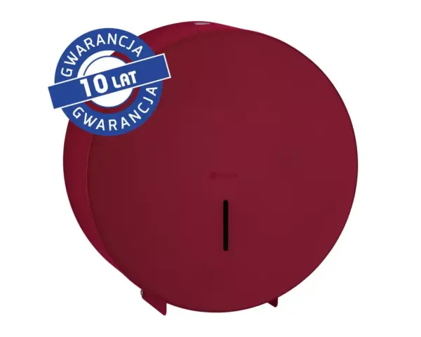 Pojemnik na papier toaletowy MERIDA STELLA RED LINE MAXI, średnica papieru do 23 cm, czerwony Pojemnik na papier toaletowy Merida Stella Red Line Maxi czerwony stalowy