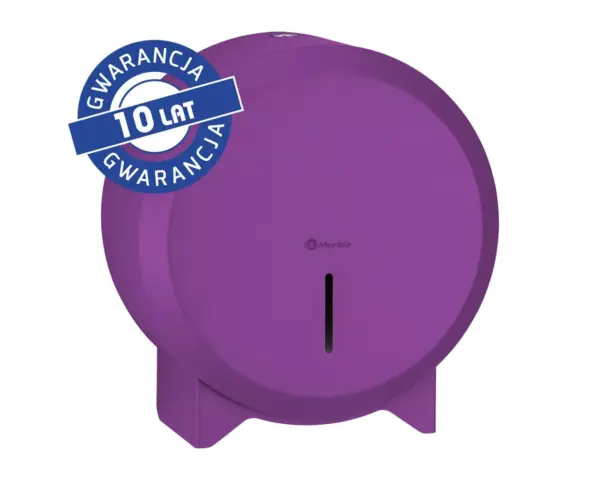 Pojemnik na papier toaletowy MERIDA STELLA VIOLET LINE MINI, śr. papieru do 19 cm, fioletowy Pojemnik na papier toaletowy MERIDA STELLA VIOLET LINE MINI fioletowy