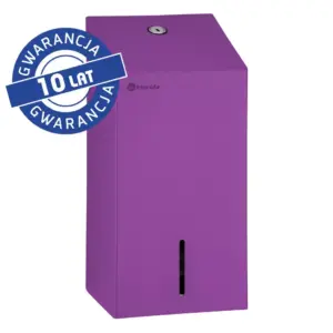 Pojemnik na papier toaletowy w listkach MERIDA STELLA VIOLET LINE fioletowy
