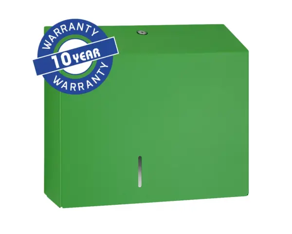 Pojemnik na papier toaletowy MERIDA STELLA GREEN LINE MAXI, średnica papieru do 23 cm, zielony Zielony pojemnik na papier toaletowy MERIDA STELLA GREEN LINE MAXI