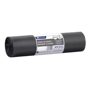 Czarne worki na śmieci LDPE 350 l, 115x135 cm, rolka 10 szt.