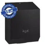 Czarny mechaniczny podajnik ręczników papierowych MERIDA STELLA BLACK LINE ze stali nierdzewnej