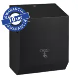 Czarny bezdotykowy podajnik ręczników papierowych Merida Stella Black Line Automatic Maxi