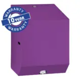 Stalowy pojemnik na ręczniki MERIDA STELLA VIOLET LINE MINI z opisem
