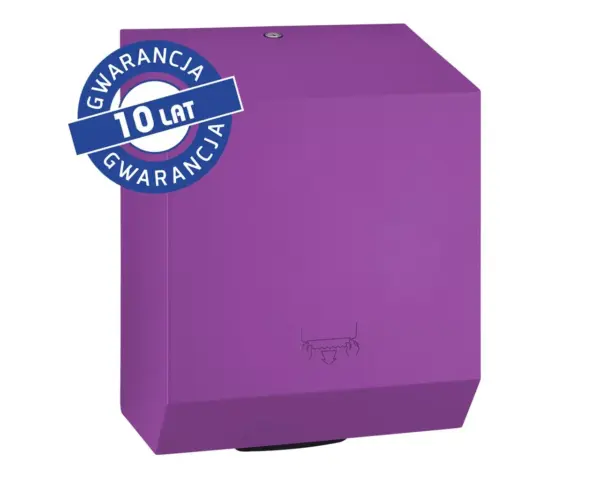 Mechaniczny podajnik ręczników papierowych w rolach MERIDA STELLA VIOLET LINE, fioletowy