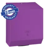 Bezdotykowy podajnik ręczników Merida Stella Violet Line Maxi z opisem po angielsku