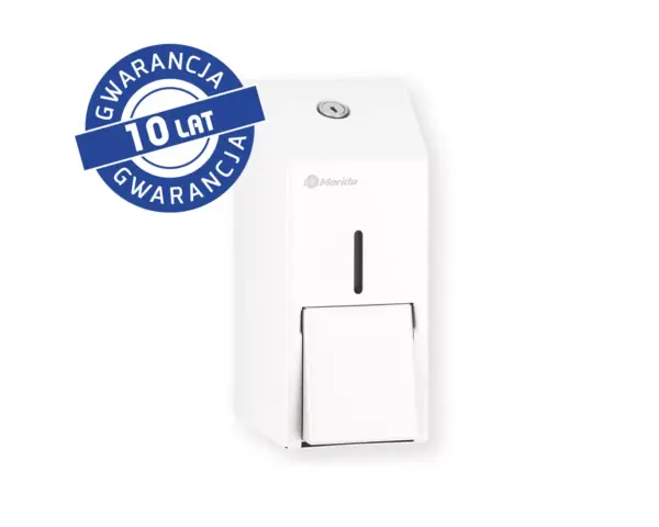 Dozownik mydła MERIDA STELLA WHITE LINE MINI 400 ml biały z gwarancją