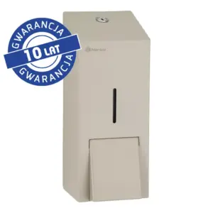 Dozownik mydła w płynie Merida Stella Silk Grey Line Maxi 800 ml szary jedwabisty
