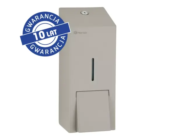 Dozownik mydła w pianie MERIDA STELLA STONE GREY LINE MAXI na jednorazowe wkłady 700 g, szary kamienny Dozownik mydła w pianie MERIDA STELLA STONE GREY MAXI z kartą gwarancyjną PL