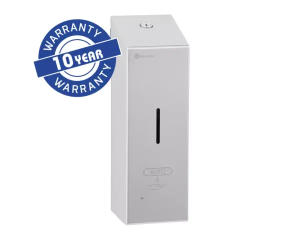 Bezdotykowy automatyczny dozownik mydła w pianie MERIDA STELLA AUTOMATIC SLIM, na jednorazowe wkłady 800 ml, stal matowa Automatyczny dozownik mydła w pianie ze stali szczotkowanej 800 ml