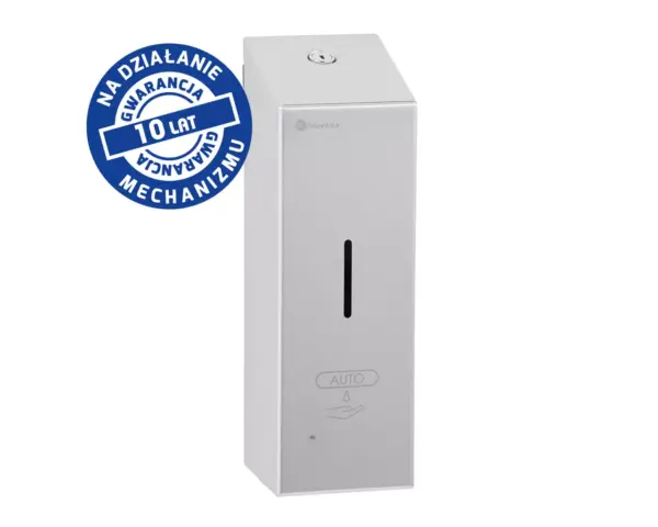 Bezdotykowy automatyczny dozownik mydła w pianie MERIDA STELLA AUTOMATIC SLIM, na jednorazowe wkłady 800 ml, stal matowa Stalowy bezdotykowy dozownik mydła w pianie z czujnikiem zbliżeniowym