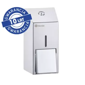 Dozownik mydła MERIDA STELLA MINI 400 ml stal polerowana z gwarancją