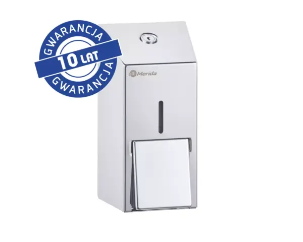 Dozownik mydła MERIDA STELLA MINI 400 ml stal polerowana z gwarancją