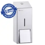 Stalowy dozownik sprayowy MERIDA STELLA z zamkiem bębenkowym 1000 ml