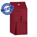 Dozownik mydła MERIDA STELLA RED LINE MINI 400 ml, czerwona stal nierdzewna