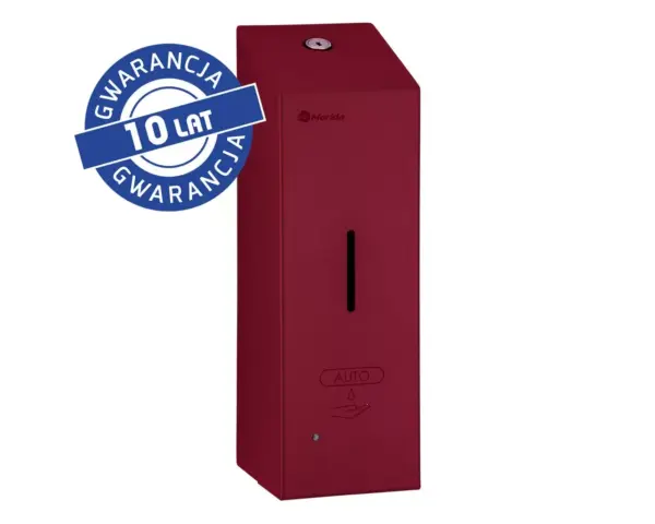 Bezdotykowy dozownik piany MERIDA STELLA AUTOMATIC SLIM RED LINE 800 ml czerwony