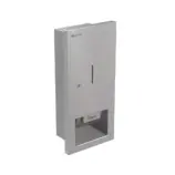 Wnękowy dozownik mydła w płynie ze stali matowej 800 ml