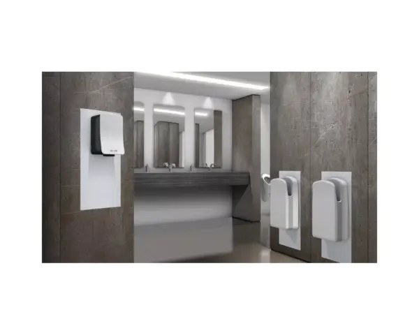 Biały panel ścienny mały, wymiary 600x300x2 mm Biały panel ścienny mały ułatwiający montaż suszarki Merida