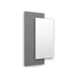 Biały panel ścienny 900x347 mm do suszarek Merida ONE