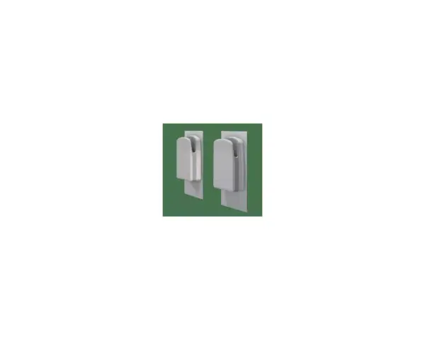 Biały panel ścienny duży, wymiary 900x347x2 mm Panel ścienny biały 900x347x2 mm chroniący ścianę pod suszarką