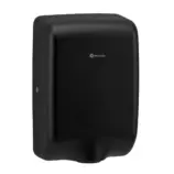 Czarna suszarka do rąk Merida Turbo Jet Slim Mini Black Line z logo